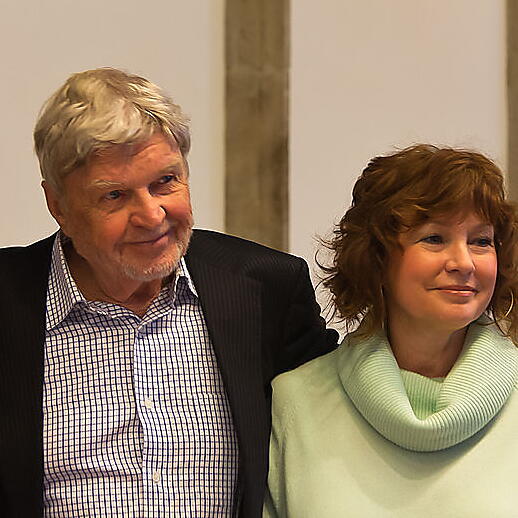 Foto von Hardy Krüger und seiner Frau