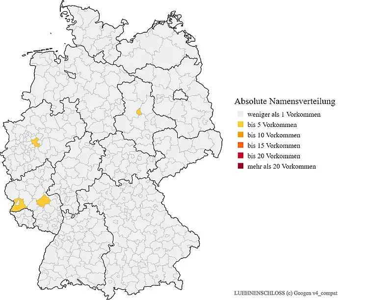 Lühnenschloß Karte