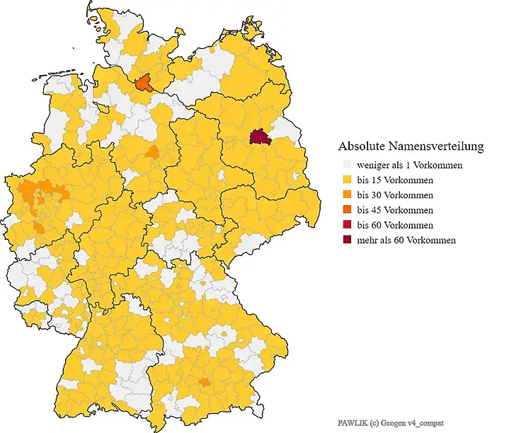 Vertelung Nachname Pawlik