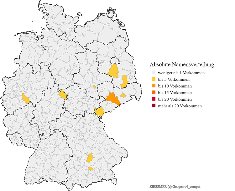 Zießmer Verteilung Deutschland