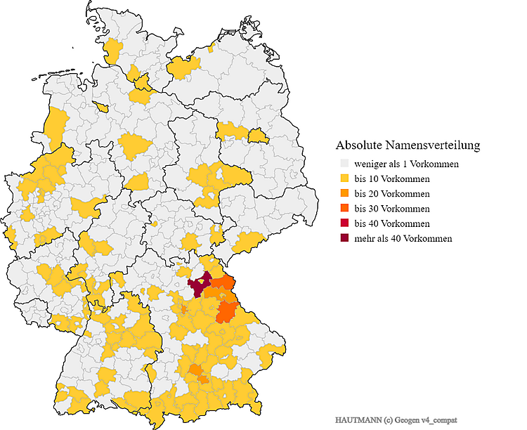 Nachname Hautmann Verteilung Deutschland